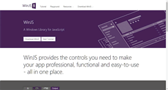 Desktop Screenshot of buildwinjs.com
