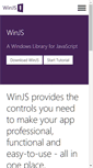 Mobile Screenshot of buildwinjs.com